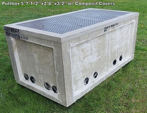 electrical box on surface concrete wall|underground concrete electrical pull box.